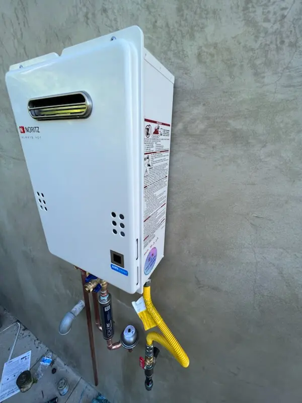 Tankless water heater installation for Swayzee homes